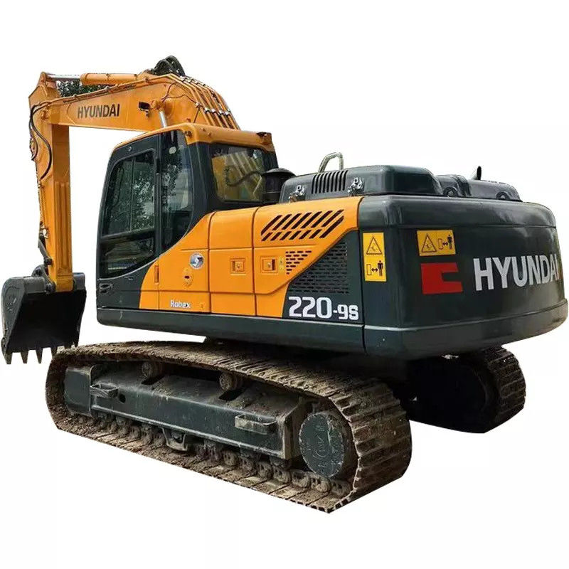 Máy đào Hyundai đã qua sử dụng 220lc-9s Sản xuất tại Hàn Quốc Máy xúc bánh xích 22 tấn