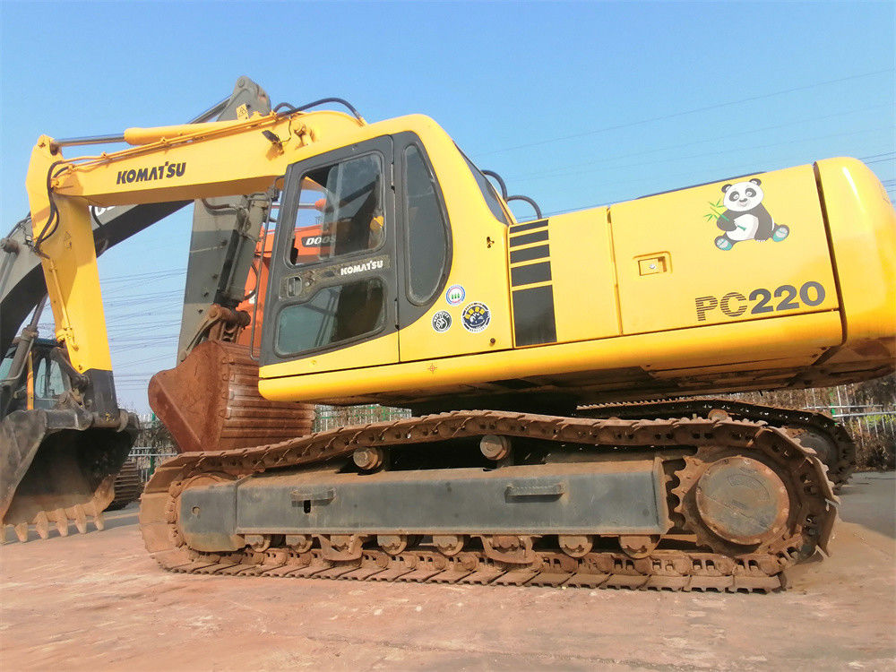 Komatsu Pc220 Máy đào Komatsu đã qua sử dụng 22 tấn Xuất xứ Nhật Bản Máy đào bánh xích nhỏ