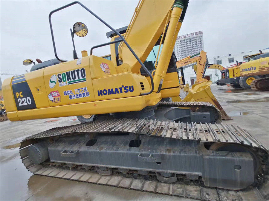 Komatsu Pc220 Máy đào Komatsu đã qua sử dụng 22 tấn Xuất xứ Nhật Bản Máy đào bánh xích nhỏ