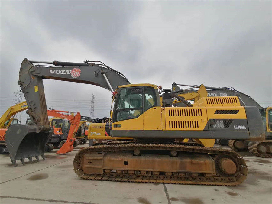 Máy xúc Volvo đã qua sử dụng thủy lực Volvo Ec480 Thương hiệu Thụy Điển Máy xúc bánh xích lớn 48 tấn
