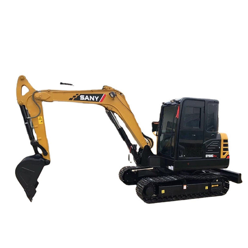 Máy đào thủy lực bánh xích mini đã qua sử dụng Máy xúc đào liên hợp 6 tấn Sany SY60C Pro