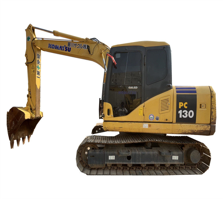 Máy đào bánh xích mini thủy lực 13 tấn đã qua sử dụng Máy xúc đào liên hợp đào liên hợp Komatsu PC130-7