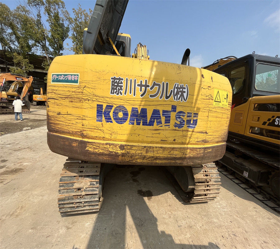 Máy đào bánh xích mini thủy lực 13 tấn đã qua sử dụng Máy xúc đào liên hợp đào liên hợp Komatsu PC130-7