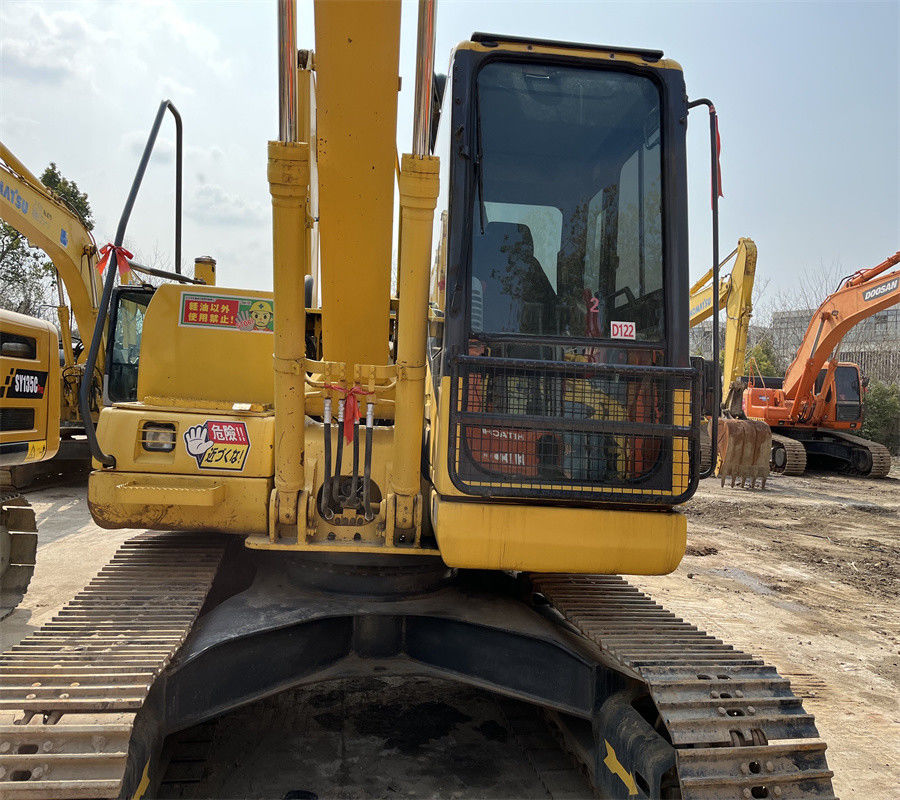 Máy đào bánh xích mini thủy lực 13 tấn đã qua sử dụng Máy xúc đào liên hợp đào liên hợp Komatsu PC130-7