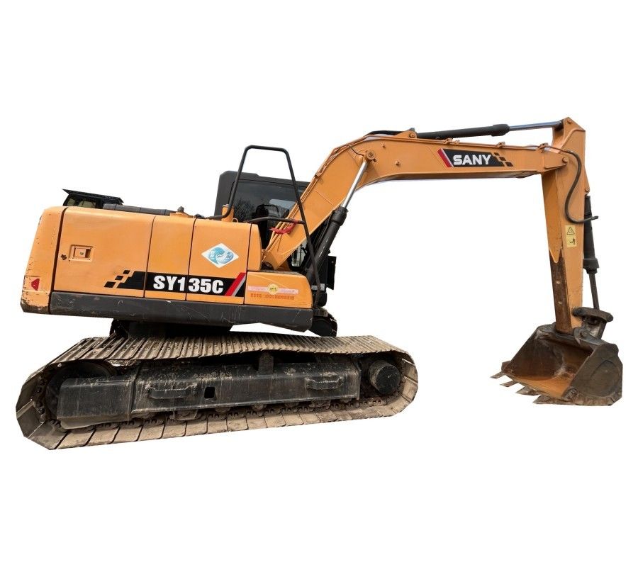 Máy đào Sany mini 13 tấn đã qua sử dụng Máy xúc bánh xích thủy lực bánh xích SANY SY135C