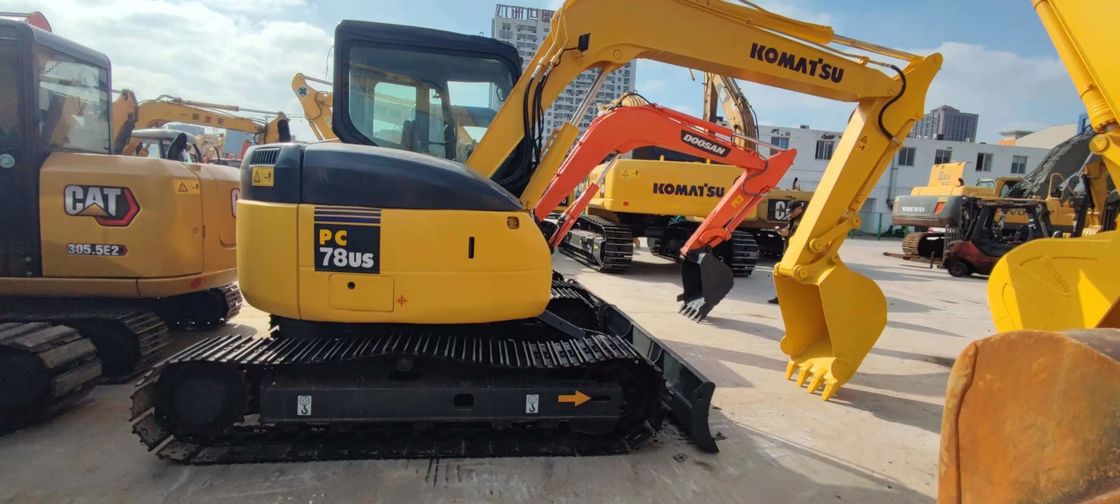 Komatsu PC78US 6 Máy đào mini đã qua sử dụng Máy đào bánh xích 7 tấn cũ