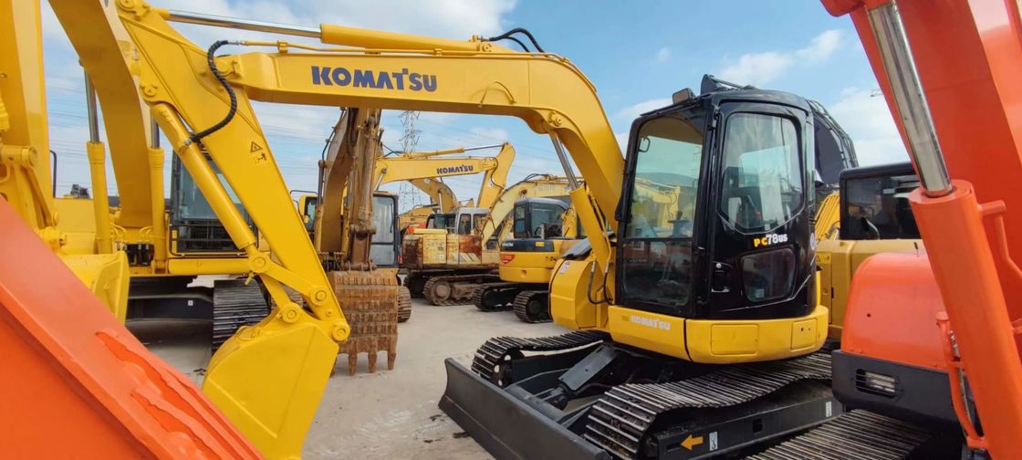 Komatsu PC78US 6 Máy đào mini đã qua sử dụng Máy đào bánh xích 7 tấn cũ