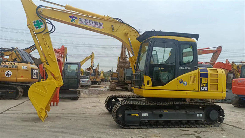 Máy đào 13 tấn đã qua sử dụng của Nhật Bản Máy đào bánh xích Komatsu PC130 đã qua sử dụng