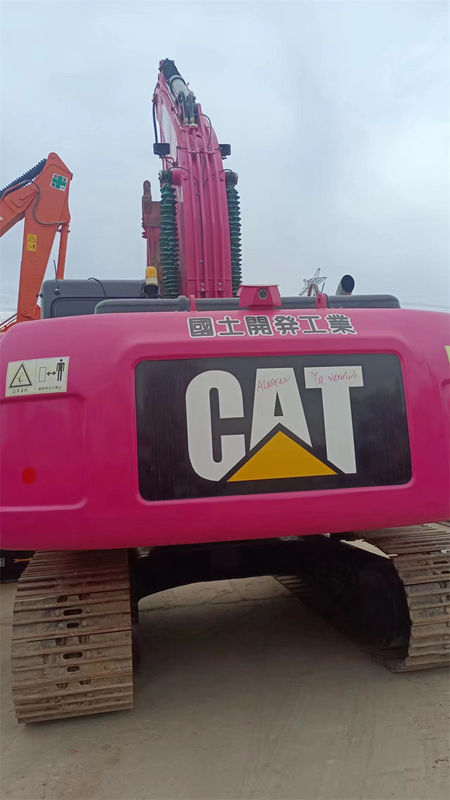 Bánh xích đã qua sử dụng Máy xúc CAT 320D Máy di chuyển trái đất Pink Caterpillar 320 320C 320D