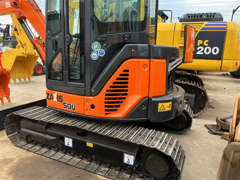 Hitachi ZX50U Mini Excavator sử dụng 5 tấn Hitachi ZX50 Mini Excavator