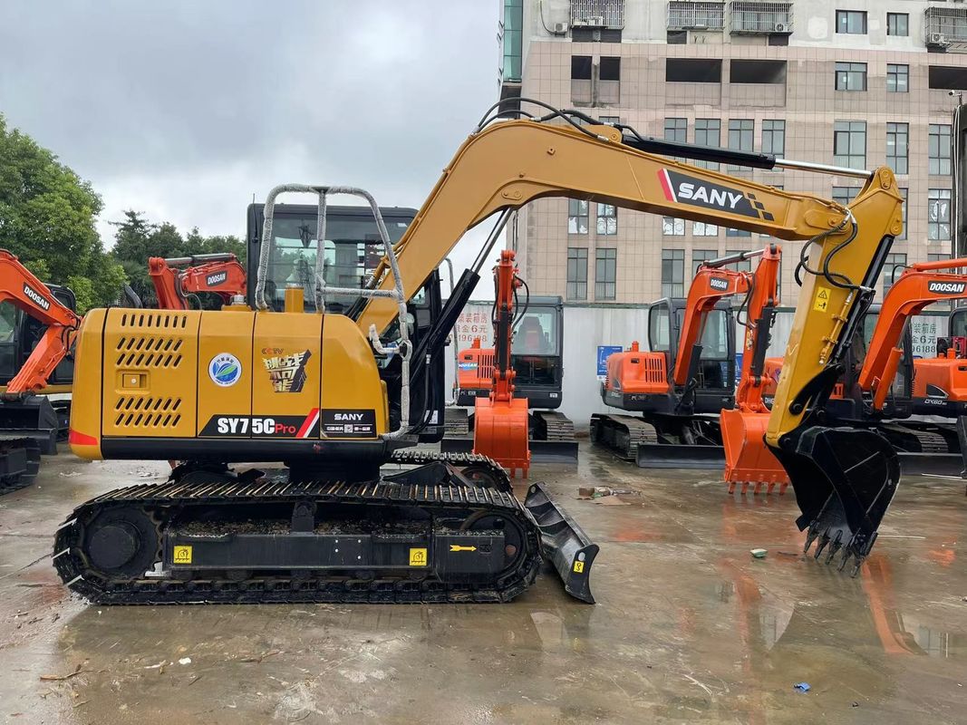 2022 Sany SY75C máy đào cũ Sany Crawler 7.5 Tons Mini Excavator