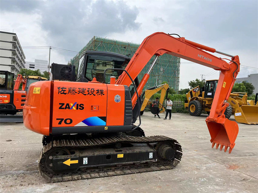 Hitachi ZX70 cũ máy đào Zaxis70 máy đào nhỏ chuyển đất màu đỏ