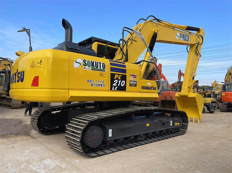 21 Tons sử dụng Nhật Bản Crawler Excavator Komatsu PC210LC-8 Excavator Mining Digger