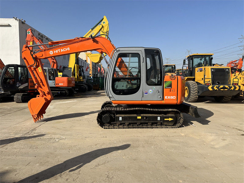 Ex60-5 Máy đào Hitachi cũ Mini Máy đào cũ 6 tấn Hitachi 60