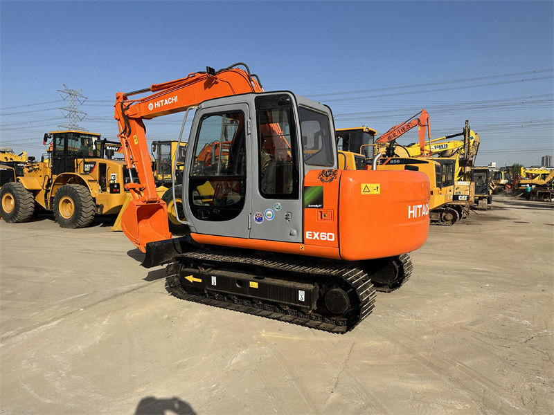 Ex60-5 Máy đào Hitachi cũ Mini Máy đào cũ 6 tấn Hitachi 60
