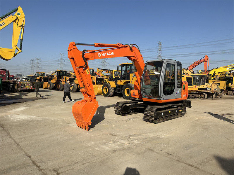 Ex60-5 Máy đào Hitachi cũ Mini Máy đào cũ 6 tấn Hitachi 60