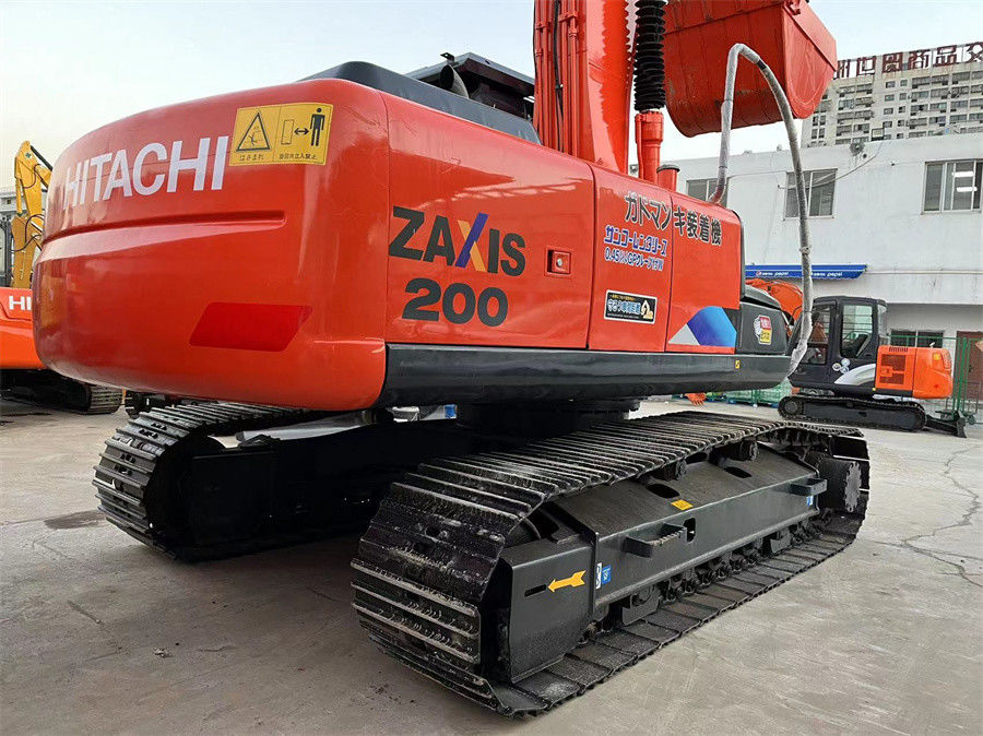Được sử dụng Nhật Bản 2021 Năm Hitachi ZX200 Excavator Tình trạng tuyệt vời Màu đỏ