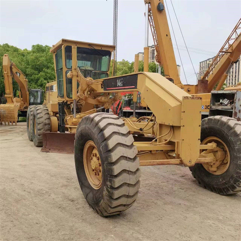 America Origin Caterpillar CAT 14H Motor Grader Cho Xây dựng đường bộ Xóa tuyết