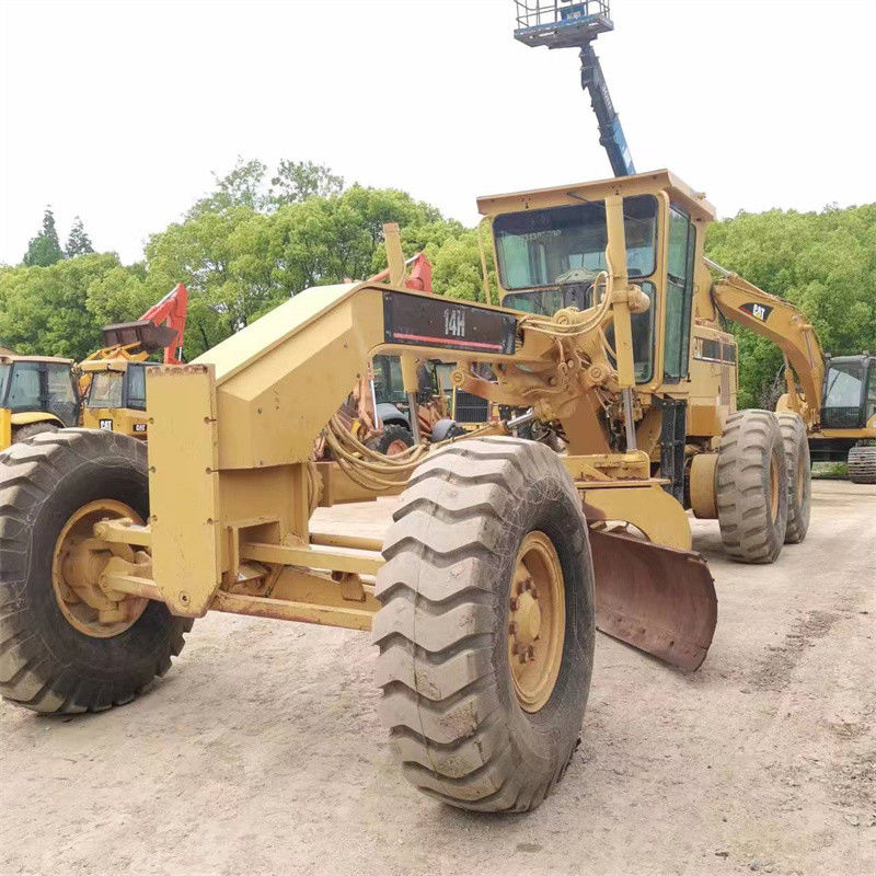 America Origin Caterpillar CAT 14H Motor Grader Cho Xây dựng đường bộ Xóa tuyết