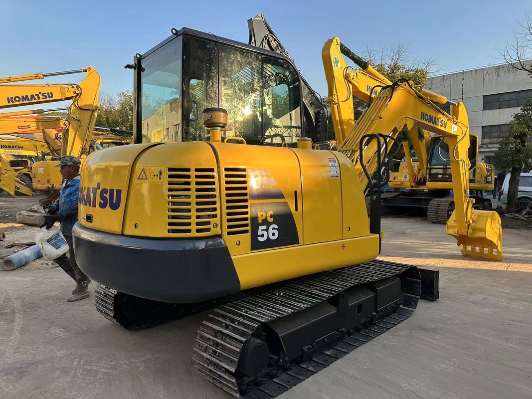 Komatsu PC56-7 Máy đào mini cũ 5 tấn Máy đào Komatsu trong tình trạng tốt
