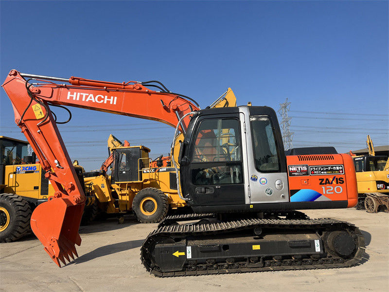 12 tấn Hitachi ZX120 Excavator Nhật Bản xuất xứ Hitachi Zx120 Excavator khai thác mỏ