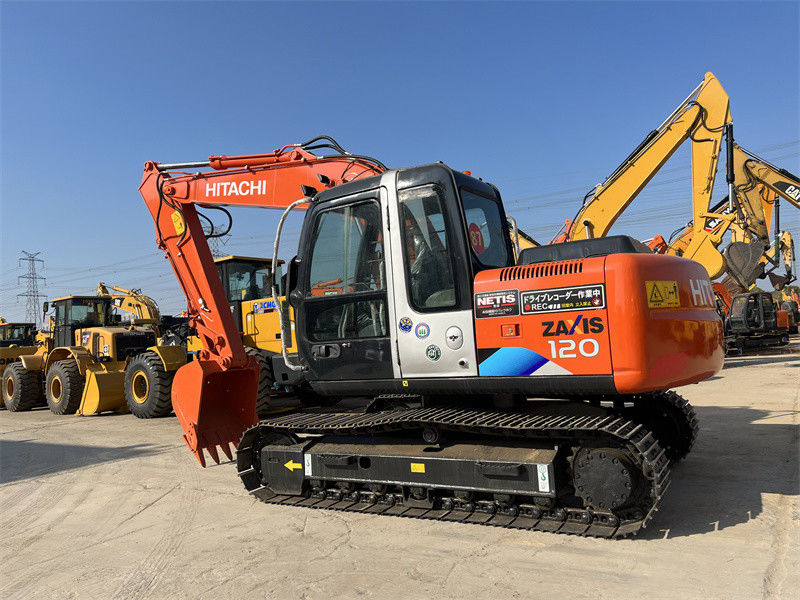 12 tấn Hitachi ZX120 Excavator Nhật Bản xuất xứ Hitachi Zx120 Excavator khai thác mỏ