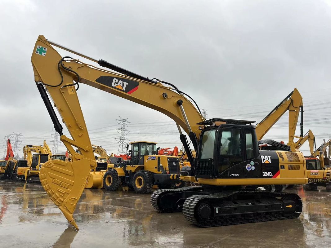 Công cụ sử dụng hạng nặng CAT 324DL Crawler Excavator Caterpillar Breaker Hammer Line Động cơ mạnh mẽ