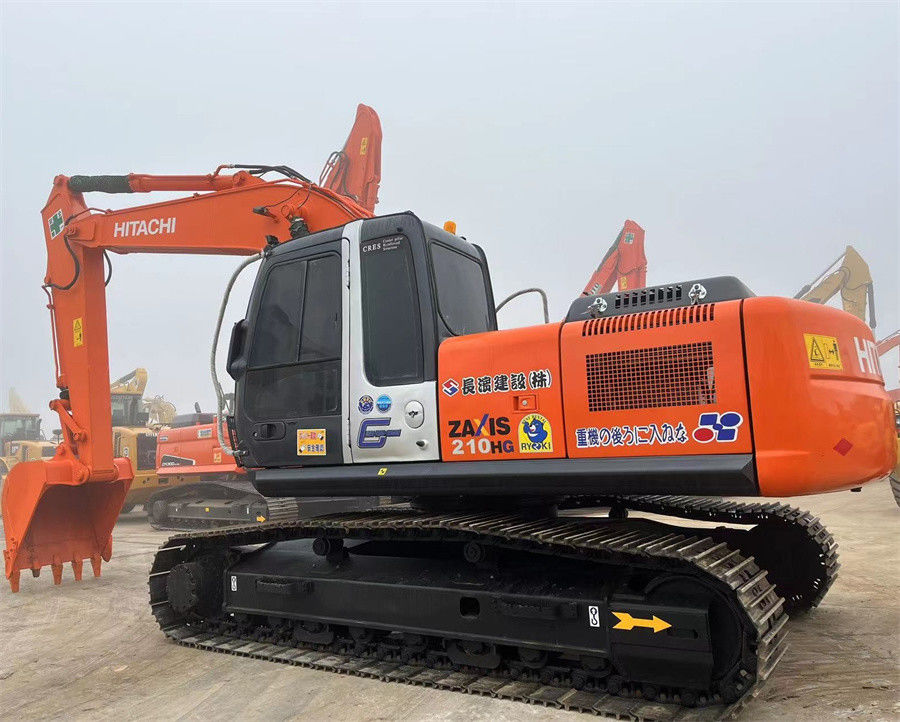Máy đào Hitachi ZX210 đã qua sử dụng nhập khẩu từ Nhật Bản với thân cứng trực tiếp