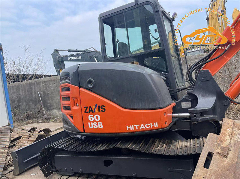 Hitachi ZX60USB Mini Excavator sử dụng 6 tấn Hitachi ZX60 Crawler Excavator