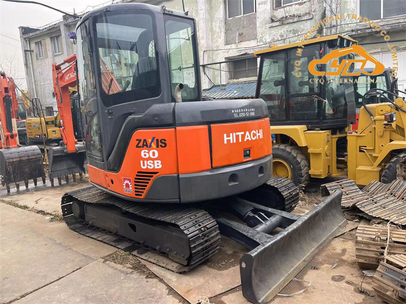 Hitachi ZX60USB Mini Excavator sử dụng 6 tấn Hitachi ZX60 Crawler Excavator