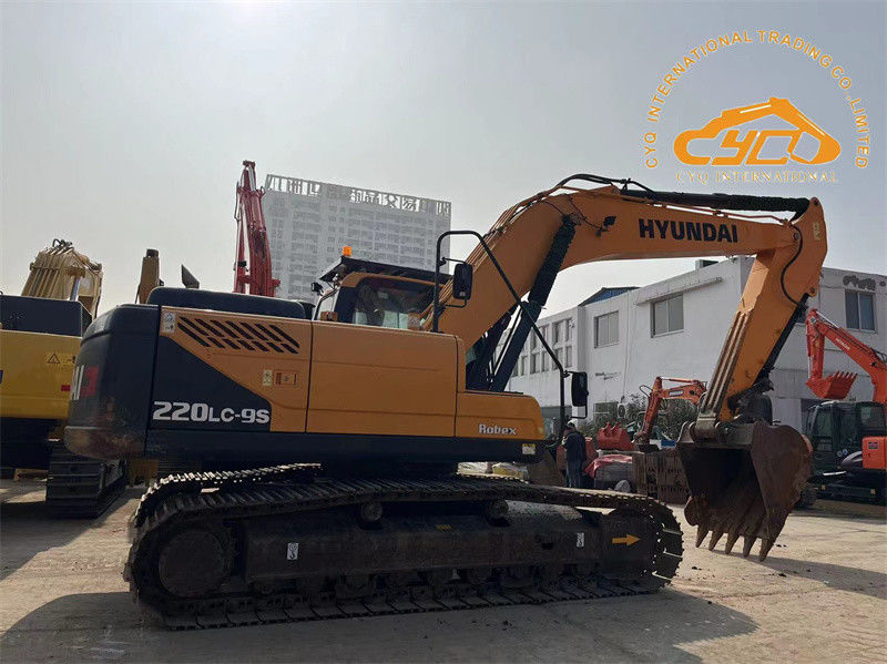 Sơn nguyên bản sử dụng Hyundai 220LC-9S Excavator 22 tấn tay hai Hyundai 220 Digger