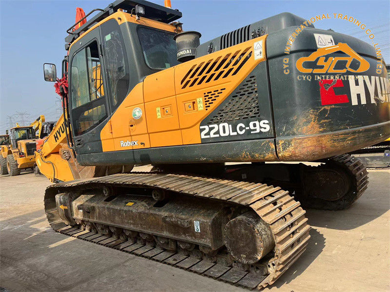 Sơn nguyên bản sử dụng Hyundai 220LC-9S Excavator 22 tấn tay hai Hyundai 220 Digger