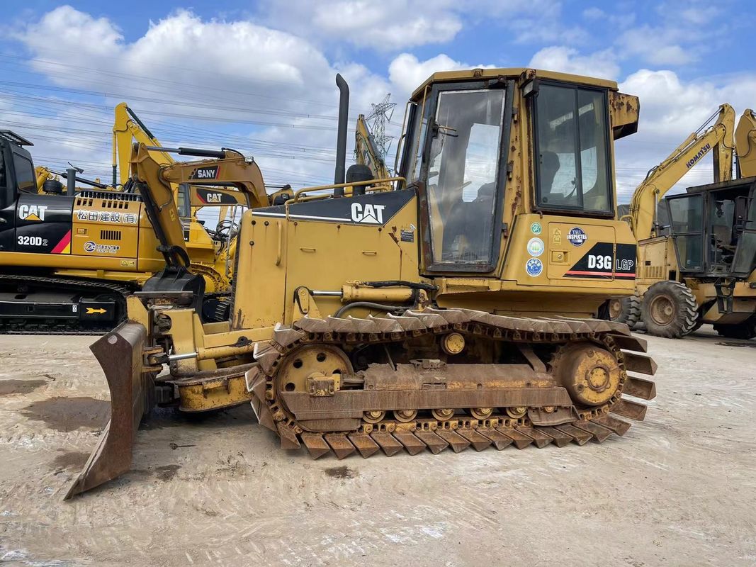 Màu gốc sử dụng Caterpillar Dozer tay thứ hai Cat D3G Bulldozer
