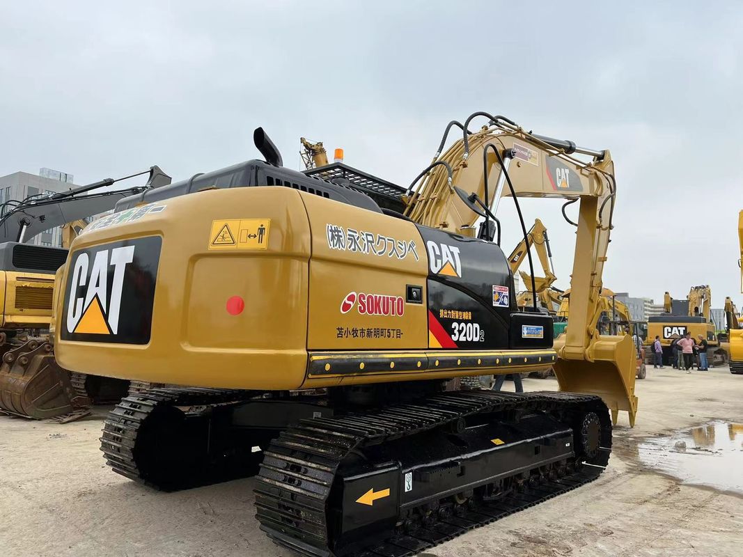 500-2000 giờ sử dụng Caterpillar 320D2 Excavator Không rò rỉ dầu