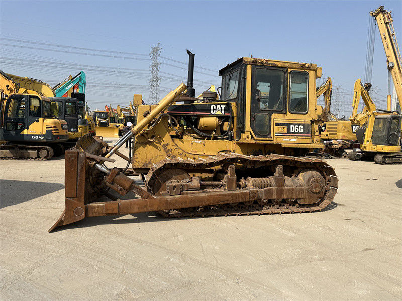 Chiếc máy kéo cũ nguyên bản CAT D6G Chiếc máy kéo cũ Caterpillar D3 D4 D7 trong tình trạng tốt