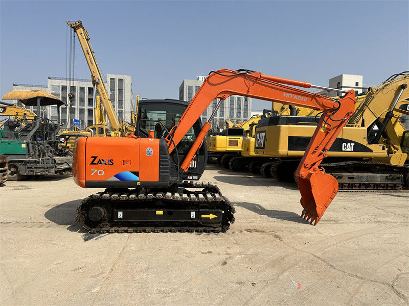 Hitachi ZX70 Mini Excavator được sử dụng với đường cao su 7 Tons Mining Excavator
