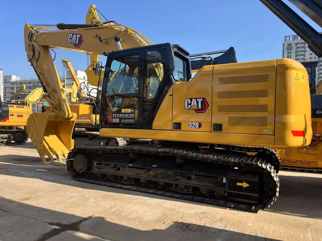 Máy đào 6 xi lanh gốc Cat 320 với động cơ Cat C7.1 Máy đào mèo cỡ trung bình