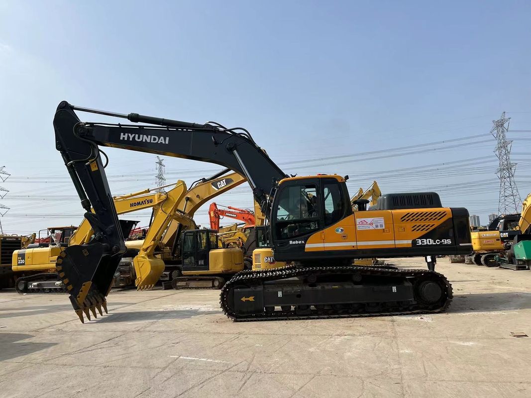 Hyundai 330lc-9s Excavator sử dụng 33 tấn Excavator kích thước lớn