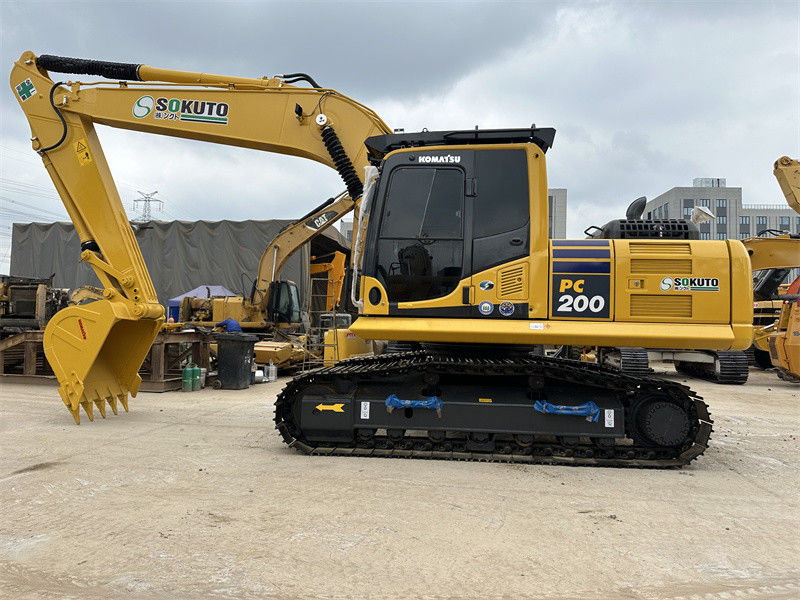 Komatsu PC200-8 Xử dụng máy đào Nhật Bản Tình trạng tuyệt vời Máy đào thủy lực cỡ trung bình