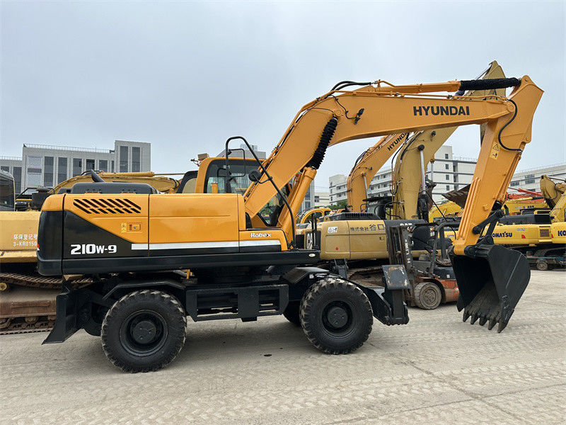 cải tạo Hyundai R210W-9 Xe khoan bánh xe sử dụng Hyundai 21 Ton 210 Xe khoan bánh xe