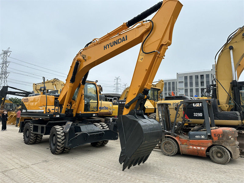 cải tạo Hyundai R210W-9 Xe khoan bánh xe sử dụng Hyundai 21 Ton 210 Xe khoan bánh xe