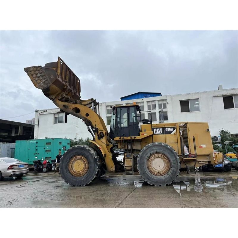 Màu gốc CAT 986H Loader bánh trước Động cơ mạnh mẽ C15