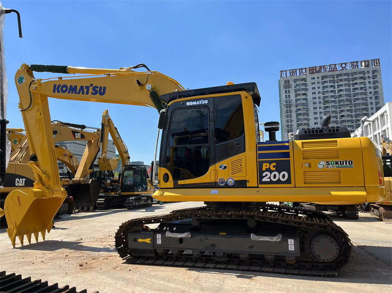 Giá rẻ 20 tấn Nhật Bản sử dụng máy đào Komatsu PC200-8 Crawler Excavator PC200 PC220