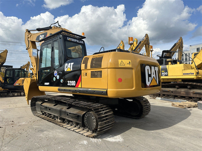 Máy đào cũ Cat 320D Máy đào cũ với dung lượng xô 1 M3