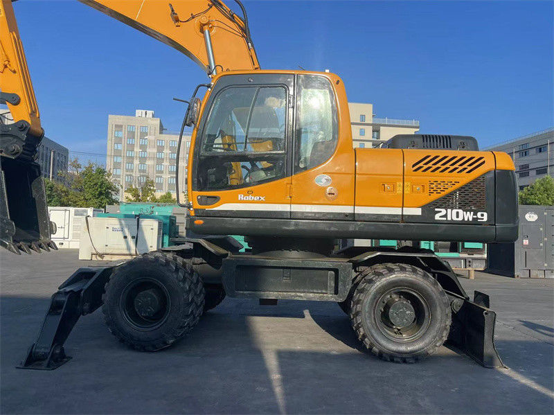 20 tấn Hàn Quốc Được sử dụng Hyundai R210W-9 Wheel Excavator Hyundai 210 Wheel Excavator