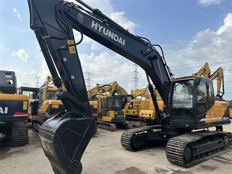 22 tấn Hàn Quốc Được sử dụng Hyundai R220LC-9S Excavator Hyundai 220 Crawler Digger