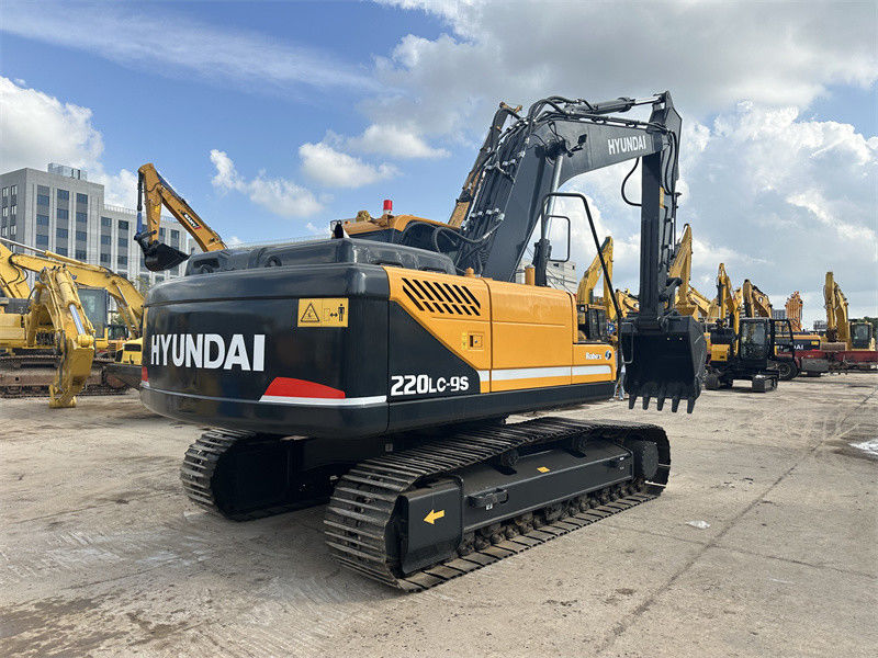 22 tấn Hàn Quốc Được sử dụng Hyundai R220LC-9S Excavator Hyundai 220 Crawler Digger