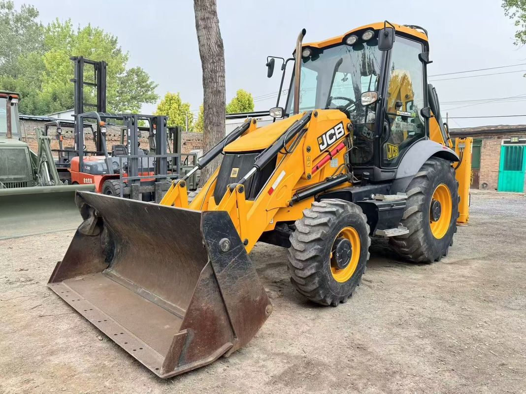 JCB 3CX Backhoe Loader đã qua sử dụng với cánh tay mở rộng xô chia