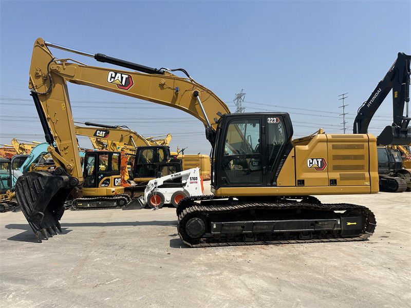 Máy đào CAT 323 cũ với động cơ C7.1 Máy đào Caterpillar cũ năm 2018