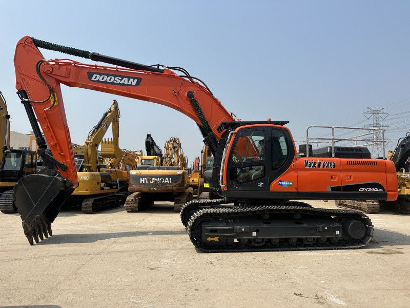 Hàn Quốc sử dụng máy đào Doosan DX340LCA 34 tấn Doosan DX340 Crawler Excavator